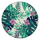 Tapete Redondo Wevans Flowers Tropical 94cm