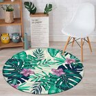 Tapete Redondo Wevans Flowers Tropical 94cm