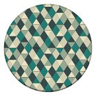 Tapete Redondo Wevans Illusion Triangle 94cm