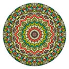Tapete Redondo Wevans Mandala Green 94cm