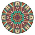 Tapete Redondo Wevans Mandala Happy 94cm