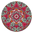 Tapete Redondo Wevans Mandala Pink 94cm