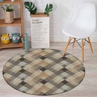 Tapete Redondo Wevans Multi Abstrato 94cm