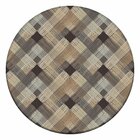 Tapete Redondo Wevans Multi Abstrato 94cm