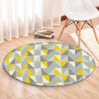 Tapete Redondo Wevans Multi Triângulos 94cm