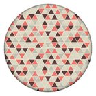 Tapete Redondo Wevans Multi Triângulos 94cm