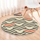 Tapete Redondo Wevans Setas 94cm