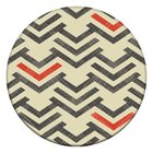 Tapete Redondo Wevans Setas 94cm