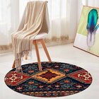 Tapete Redondo Wevans Tribal 94cm
