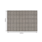 Tapete Relevo Greece Cinza 2,40x3,40m Abdalla