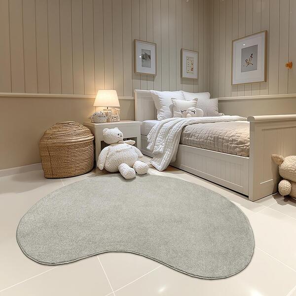 Tapete Relex N Org. Feijão Gelo 145x195cm Tapetes São Carlos