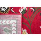 Tapete Renaissance Genebra 10 Vermelho 0,50x0,80m - J Serrano