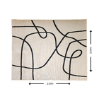 Tapete Renaissance Polipropileno Bege Internas 200x250cm