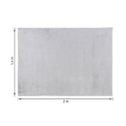 Tapete Retangular 1,40x2,00m Via Star Abstrato Tapetes Áreas Internas Prata