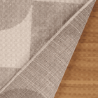 Tapete Retangular 1,50X2,00m Tapetes São Carlos Abstrato Athos Cinza