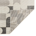 Tapete Retangular 1,50X2,00m Tapetes São Carlos Abstrato Athos Cinza