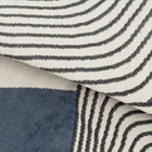 Tapete Retangular 1.00X1.50m Tapetes São Carlos Abstrato Pampulha Azul