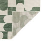 Tapete Retangular 2,00x2,50m Tapetes São Carlos Abstrato Athos Verde