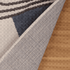 Tapete Retangular 2.00X2.50m Tapetes São Carlos Abstrato Pampulha Azul