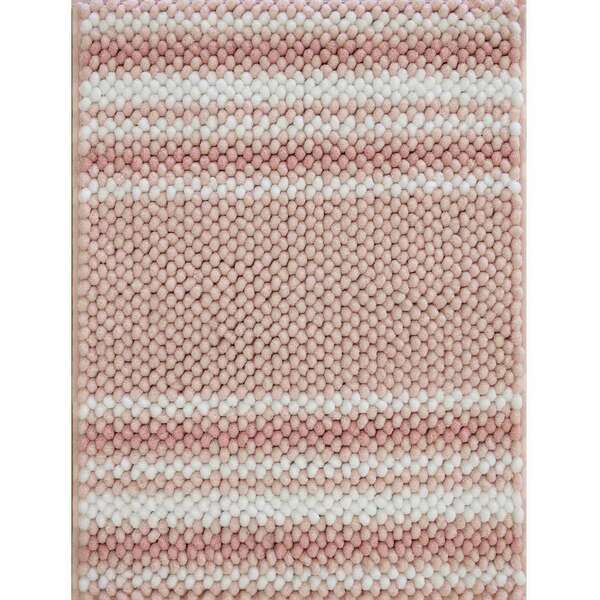 Tapete Retangular 50x70 Pop Line Rose Kacyumara