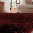 Tapete Retangular Felpudo Para Quarto E Sala 100x140 Vermelho