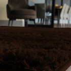 Tapete Retangular Felpudo Para Quarto E Sala 200x240 Tabaco C