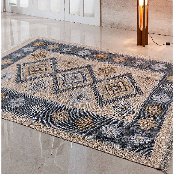 Tapete Retangular Kilim Antep 200x250cm Niazitex Cinza