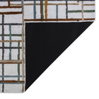 Tapete Retangular Linhas 1,00x1,50m gelo