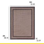 Tapete Retangular Para Sala 133 X 190 Cm Nature Eco Moldura B