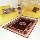 Tapete Retangular Veludo Marbella Çagdas I Vermelho 248x350 Cm