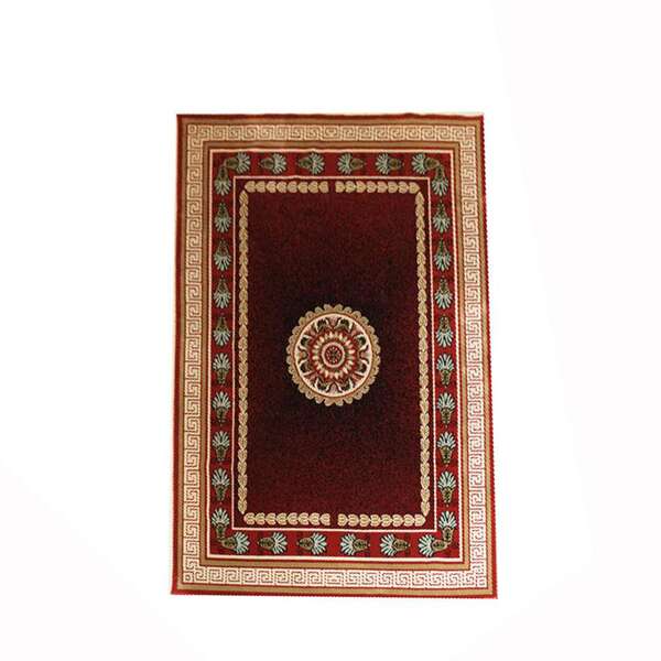 Tapete Retangular Veludo Marbella Çagdas I Vermelho 248x350 Cm