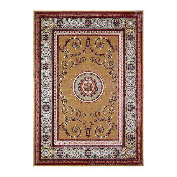 Tapete Retangular Veludo Marbella Çagdas Ii Caramelo 248x350