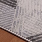 Tapete Rimini 100x140cm Niazitex Cinza