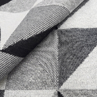 Tapete Roma Sala Quarto Antiderrapante Geométrico 132x250cm P