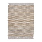 Tapete Rústico De Juta Com Algodão Trançado - Niazitex Cochin