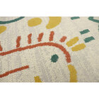 Tapete Safari Abstrato Retangular de Polipropileno Multicolorido Áreas Internas 1,00x1,50m