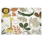 Tapete Retangular Safari PVC Multicolorido Áreas Internas e Externas 1,20x1,80m Kapazi