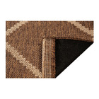 Tapete Sala 2,00x2,50 Linha Wave Sisal Antid. Marrom Com Bege