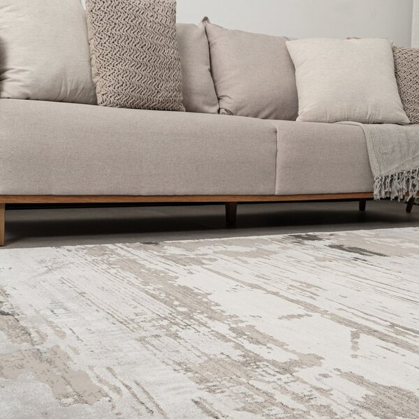 Tapete Sala 250x300 Veneza Estonado 2115 Cinza