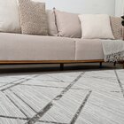 Tapete Sala 250x350 Veneza Quadros 463 Cinza