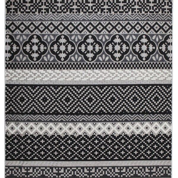 Tapete Sala Amsterdã Des1 Preto 1 50 X 1 00 Corttex