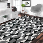 Tapete Sala Antiderrapante Jersey Duplo Moderno 132x200cm Pre