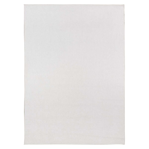 Tapete Sala Antiderrapante Linen 01 Off White 1,40x2,00m