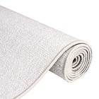 Tapete Sala Antiderrapante Linen 01 Off White 2,80x4,00m