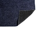 Tapete Sala Antiderrapante Linen 04 Azul  2,50x3,00m