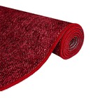 Tapete Sala Antiderrapante Linen 06 Vermelho 1,40x2,00m