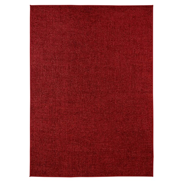 Tapete Sala Antiderrapante Linen 06 Vermelho 1,40x2,00m