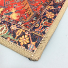 Tapete Sala Antiderrapante Persa Rústico 1,00mx1,40m Vermelho