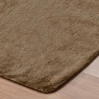 Tapete Sala Castor Grande De Pelúcia 2,00m X 1,50m Antiderrap