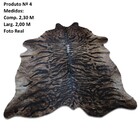 Tapete Sala Couro Inteiro Animal Print Tigre